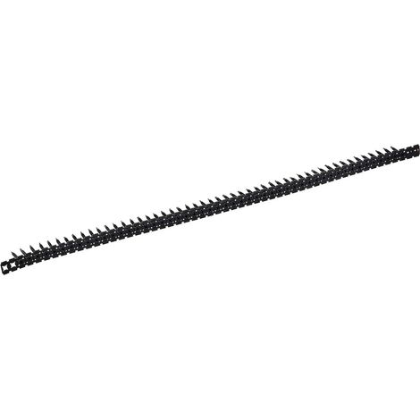 Einhell Bandes de 1000 vis pour fixation placoplâtre sur du métal profilé grossier (pour visseuses cloisons sèches, grosse, 3,5x45mm, 20 ceintures de vissage avec 50 vis) (1/4)