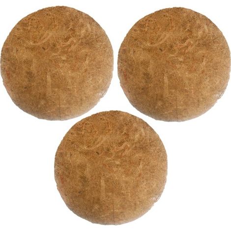 Doublure en noix de coco pour panier suspendu 30 cm - 3 pièces - doublures en noix de coco / jardinière en noix de coco (1/2)
