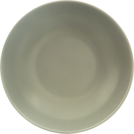 Piatto piano profondo in ceramica, verde, 20,5 cm (1/4)