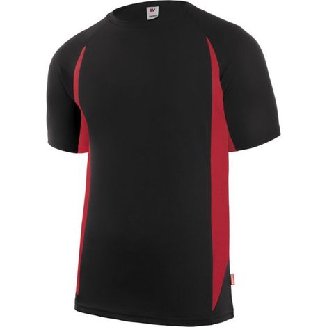 CAMISETA TÉCNICA CALPI NEGRA-ROJA