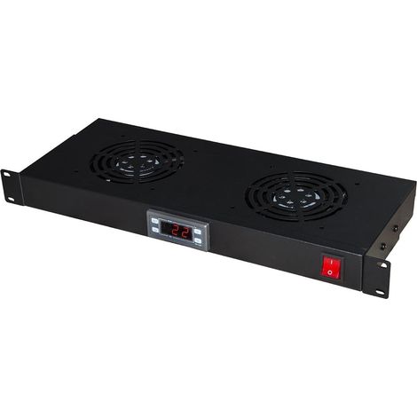 Ventilador Link LKVENT2N doble ventilador pantalla digital (1/2)