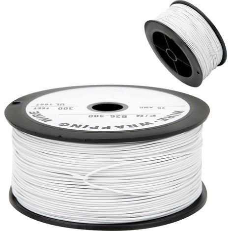 Câble d'interconnexion électrique aéronautique UL1007, cuivre étamé, 100 mètres, 26 AWG (1/5)