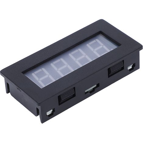 Tachymètre multifonction à affichage LED 4 chiffres, testeur de vitesse de rotation (RPM) avec câble, alimentation CC 8-15 V, rétroéclairage vert (1/5)