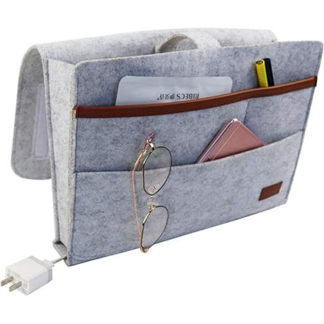 Sac de rangement de table de chevet (1 pièce), panier de rangement suspendu multifonctionnel (1/5)