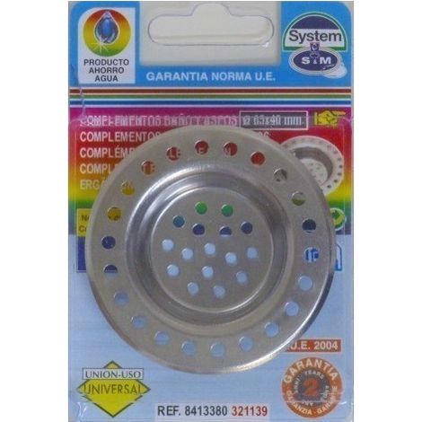 Rejilla Fregadero Desague Grande Inox S M