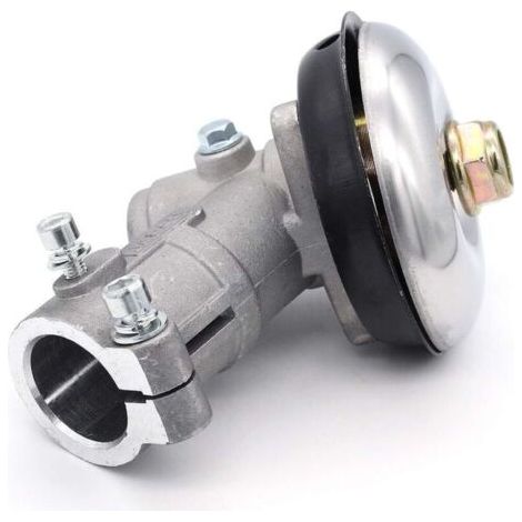 Renvoi d'angle Debroussailleuse 26mm, Tête d'engrenage Debroussailleuse Universelle Boîte de Vitesse de Tondeuse à Gazon pour Coupe Herbe/Tronconneuse (26mm, Rond de 9 Dents)