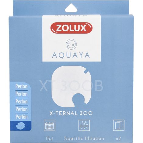 Filtre pour pompe x-ternal 300, filtre XT 300 B perlon x 2. pour aquarium. - zolux
