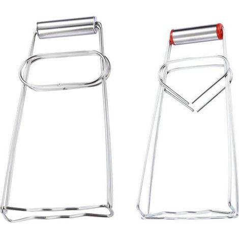 2 x Hitzeschutzclips für Schüsseln, Hitzeschutzclips für den Haushalt, Besteckclip aus Edelstahl, Küchenutensilienclips, faltbarer Besteckclip (1/5)