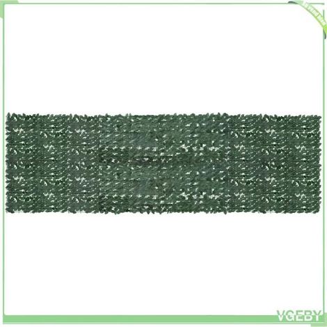 Écran de balcon - 315493 - Feuilles vert foncé - 500 x 150 cm - Polyéthylène/tissu (1/5)