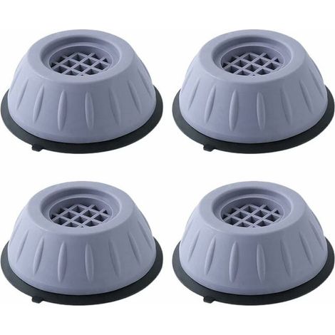 4Pcs Patins Anti Vibration Lave Linge Tapis Anti Vibration Machine a Laver Caoutchouc Antidérapant Pied à Suppression des Chocs (1/5)