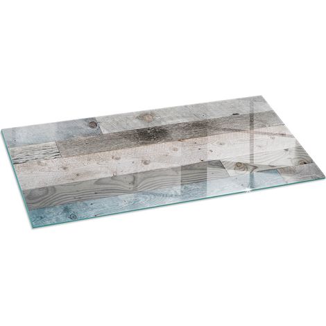 Plaque de protection de sol en verre trempé pour cheminée ou poêle à bois pare-feu contre les étincelles Planches de différentes nuances 125x50 cm (1/5)