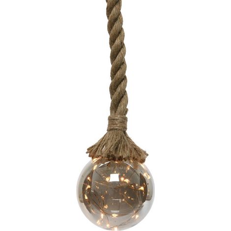 Lampadina Micro Led Sfera Opaca e Luminosa Bianco Caldo ø10x80cm (1/5)