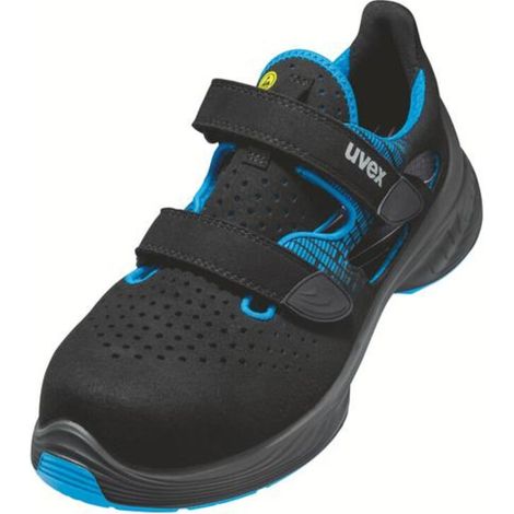 uvex Sandalen 1 G2 S1 blau schwarz Weite 14 Gr. 51