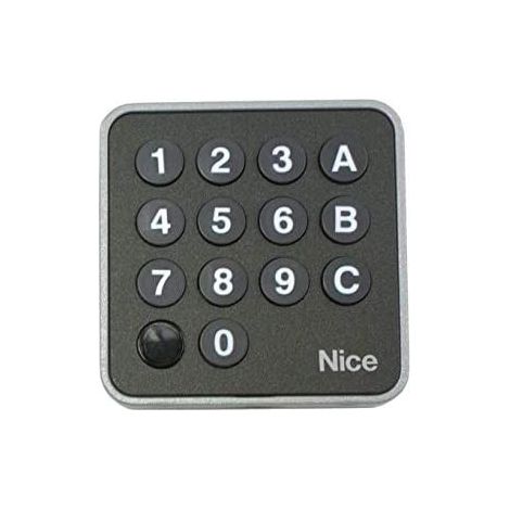 Nice – Clavier électronique à code radio – Alimentation par piles – Portée 200 m – Commande jusqu'à 2 automatismes – EDSWG