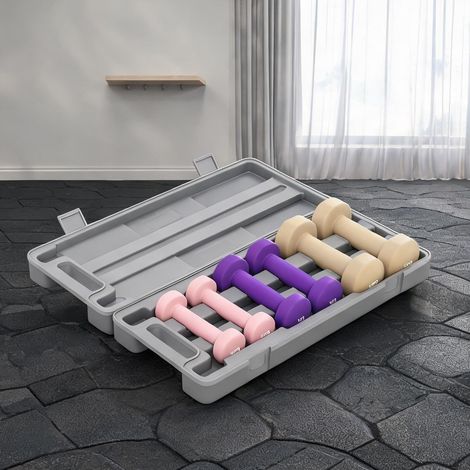 Banc de musculation en acier similicuir 43 x 18 x 7,5 cm (1/5)