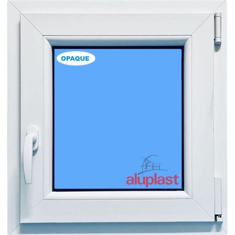 Eco-Blu – Fenêtre PVC H600 mm x L500 mm blanche – Oscillo-battante – Double vitrage SGG CLIMALIT PLUS – Isolation thermique A+++