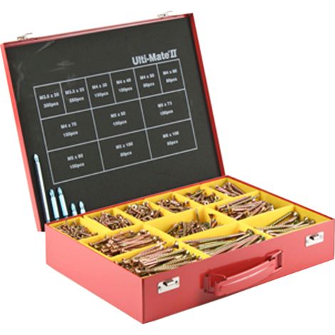 Ulti-Mate Woodscrews Pozisquare Double Csk Zyp Ce - (1/2)