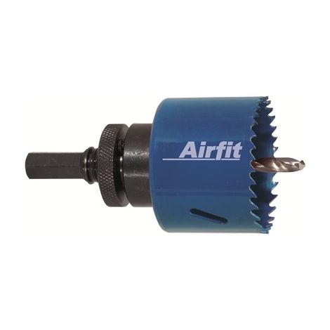 airfit Kreisschneider 57mm, HSS Bimetallmit Aufnahme, für Kunststoff u. Metall