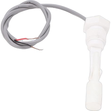 Capteur de niveau de liquide en bec de canard, interrupteur à flotteur à montage latéral, filetage NPT 1/2 pouces, plastique PP blanc (1/5)