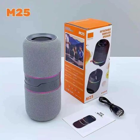 Enceinte Bluetooth sans fil magnétique 2 en 1 (Gris) (1/2)