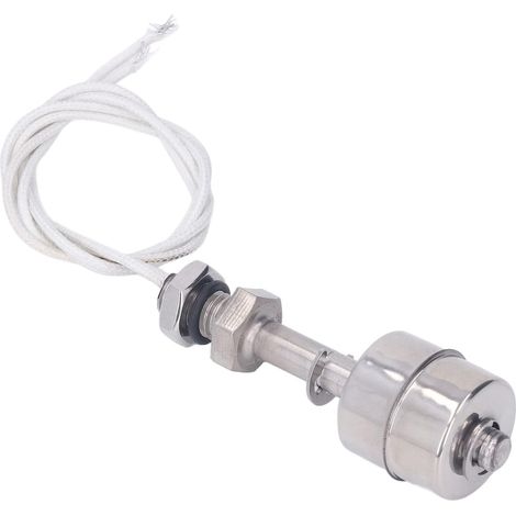Interrupteur à Flotteur de Niveau de Liquide, Capteur d'huile d'eau 0 220V 65mm L 10mm Course en Acier Inoxydable (1/5)