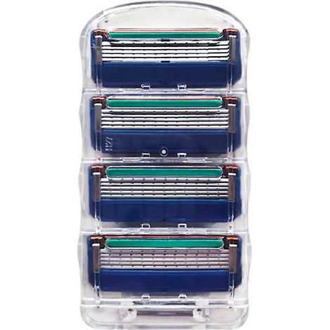 Ensemble rasoir manuel cinq couches : rasoir homme avec tondeuse et porte-lame universel Geely (1/4)