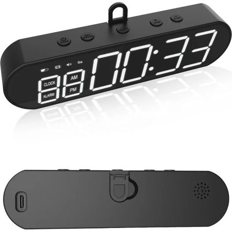 Fitness-Timer, elektronische Multifunktionsuhr, kompakter, wiederaufladbarer Sporttimer mit Magnet deng ALOVEZ (1/3)