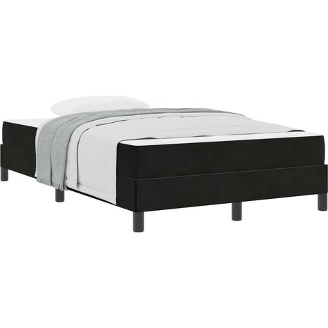 Maison Exclusive - Letto a molle con materasso Nero 120 x 200 cm Tessuto