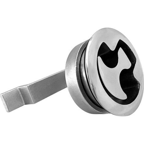 Serrure à poignée en acier inoxydable moulé 316, serrure encastrée, accessoires de quincaillerie pour la marine, les yachts et les camping-cars, serrure de sol (1/3)
