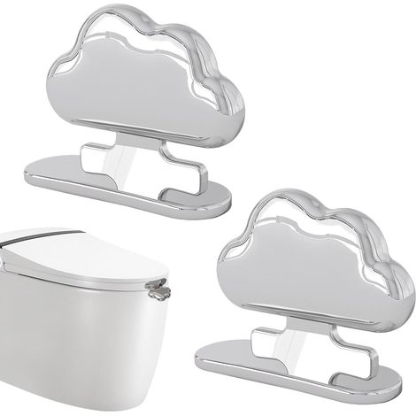 CCYKXA WC-Sitzheber, WC-Sitzhebergriff Wolkenförmige WC-Sitzheber – Badezimmeraccessoires zum Anheben des WC-Sitzdeckels (1/5)