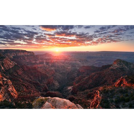 Papier peint panoramique naturel,romantique Le Canyon (1/4)