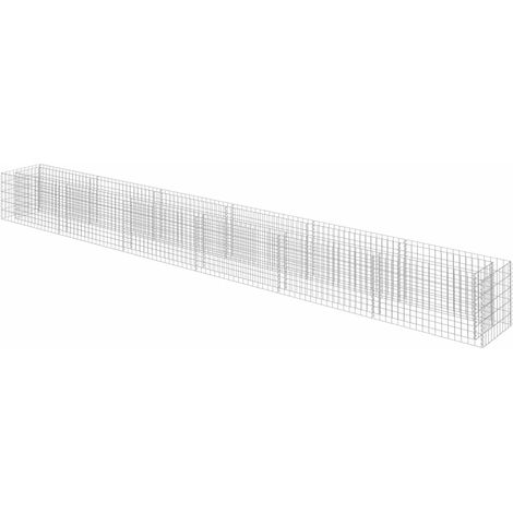 Arriate de gaviones de acero 540x50x50 cm vidaXL