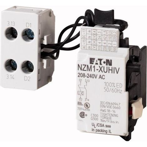 Déclencheur à manque de tension 220 250VDC +2Fa 000259555 EATON NZM1 XUHIV220 250DC