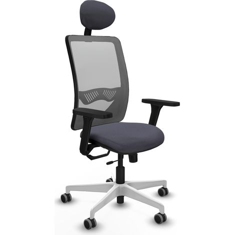 Silla de oficina piqueras y crespo Zulema gris soporte lumbar (1/2)