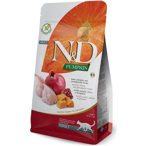 Farmina N&D Calabaza Paquete de 300 g - Adulto Codorniz, Calabaza y Granada 300 g