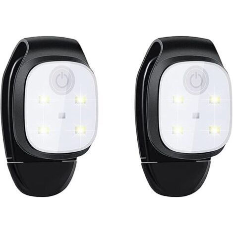 2Outdoor Night Light, Led Running Clip Reflector Lamp, USB Rechargeable Running Accessories (1/5)