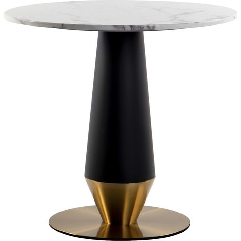 Brampton Edelstahl/Marmor Esstisch 80X80X75 Cm (1/5)