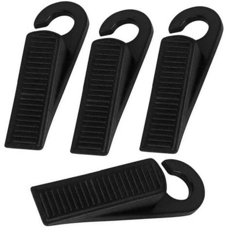 Arrêts de Portes,4 pièces Bloque Coin de Porte,cale portes,Butee de porte,Butee de porte,pour Protection de Portes et Murs,134.53cm(Noir) (1/5)