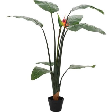 Oiseau de paradis artificiel, vert, 70 x 18 x 155 cm (1/5)