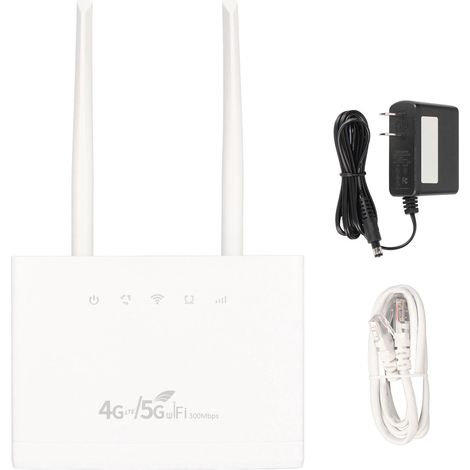 300-Mbit/s-WLAN-4G-Router, tragbares WLAN-Gerät für internationale Reisen (Amerika, Europa, Asien, Afrika), 100–240-V-US-Stecker