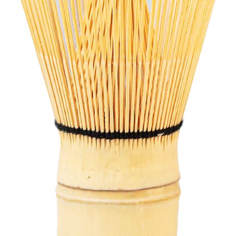 Japanisches Matcha-Tee-Set: Bambusbesen, Matcha-Schale, Besenhalter (100 Borsten) - ideal für die Teezeremonie, zum Backen und Mischen (kompatibel mit 31182201727). (1/5)