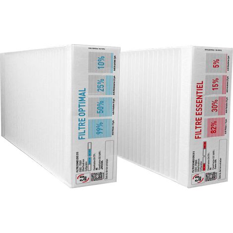 Kit filtres DOMEO 315 EVO OPTIMAL absorption particules fines S&P 170006
