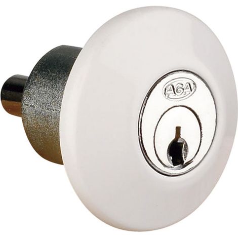 Cerradura Puerta Corredera 157 Blanco AGA (1/2)