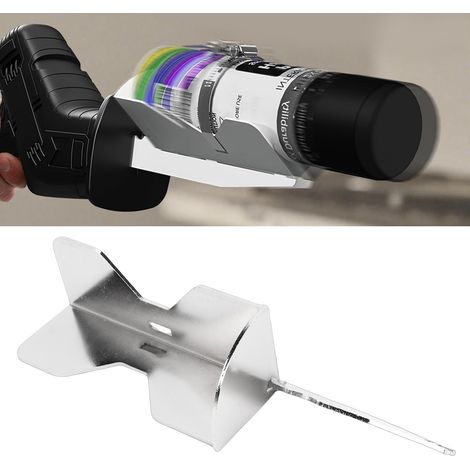 Agitateur de pots de peinture pour scies alternatives : Agitateur de pots de peinture réglable par un seul bouton, parfait pour les amateurs de bricolage - fabriqué en acier inoxydable, convient aux p (1/5)