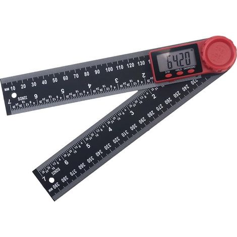 Digitaler Neigungsmesser, Digitaler Winkelmesser mit LCD-Display für Holzbearbeitung und Bauwesen (1/5)