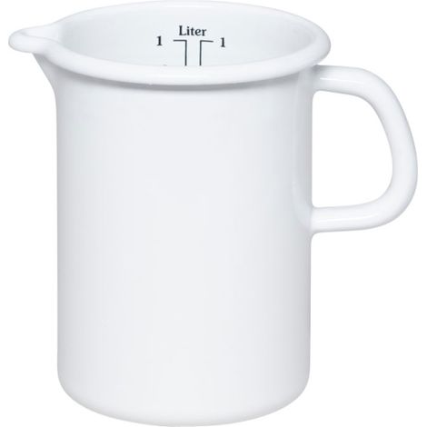 Medidor de cocina Riess Classic con escala Ø10cm 1 litro esmaltado