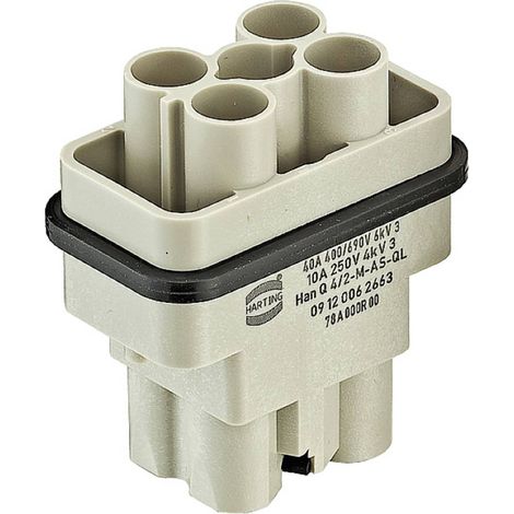 Inserto a punta 09120062666 HARTING Contenuto: 1 pz. Inserto a punta