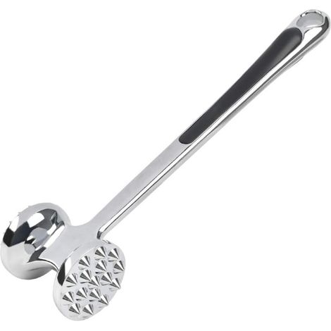 Fleischhammer, Steakhammer, Haushalts-Schweinekoteletthammer, Kiefernnadel für zartes Fleisch, doppelseitiger Fleischhammer, Fleischhammer, Fallfleischhammer MUMU (1/4)
