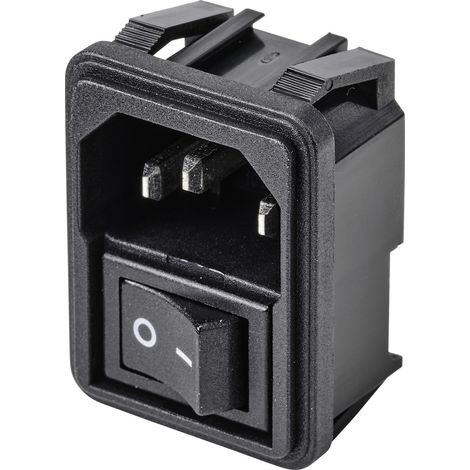 TRU COMPONENTS TC-10088416 Kaltgeräte-Steckverbinder C14 Stecker, Einbau vertikal Gesamtpolzahl: 3 1 (1/3)