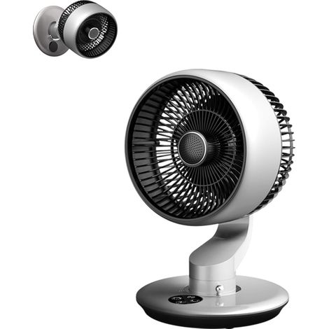 Ventilateur de Table USB Rechargeable avec Ventouse Murale, Batterie 5400 mAh, Ventilateur Compact Silencieux, pour Cuisine, Chambre, Bureau et Maison (1/5)